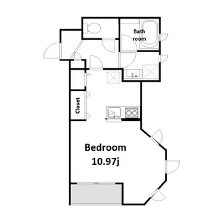 カスティージョみなみ野シティ【201号室】の間取り
