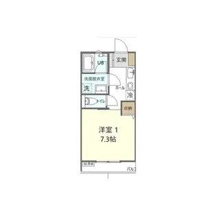 プロメテール【102号室】の間取り