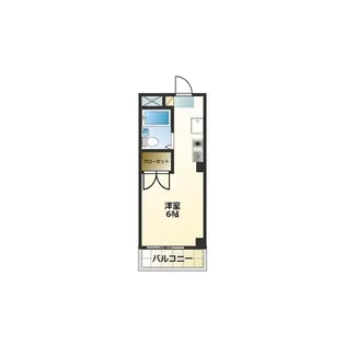 セシーズ府中【4階】の間取り