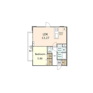 アゼリア【101号室】の間取り