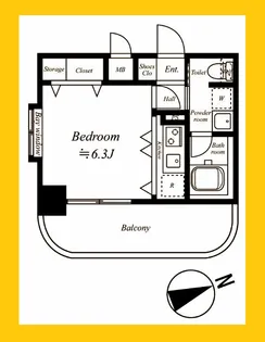 グリフィン横浜・天王町弐番館【5階】の間取り