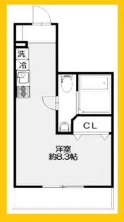 DEN大口仲町Ⅲ【3階】の間取り