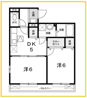 エクサージュ【1階】の間取り