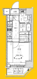リルシア横濱吉野町Ⅲ【3階】の間取り