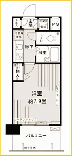 ARTAINE新横浜【9階】の間取り