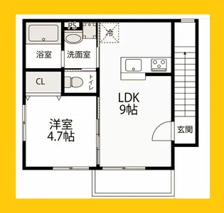 エスペランサ【2階】の間取り