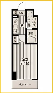 HF KANNAI RESIDENCE【5階】の間取り