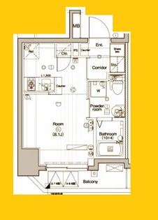 神奈川県横浜市中区末吉町4丁目【マンション】の間取り