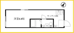 WEST横浜【4階】の間取り