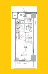 クレヴィスタ横濱関内Ⅱ【2階】の間取り