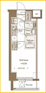 エステムコート横浜【1階】の間取り