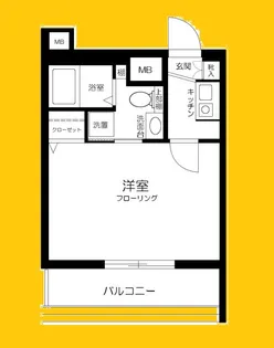 グリフィン新横浜・アリーナ前【9階】の間取り