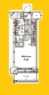 メインステージ横濱伊勢佐木2【3階】の間取り