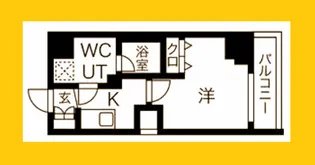 SPATIE FLUSS TSUNASHIMA【4階】の間取り