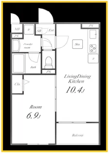 T annex【2階】の間取り