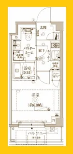 クレイシア横浜ヴェール【2階】の間取り