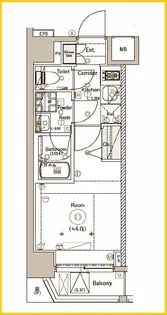 SYFORMETSUNASHIMA【2階】の間取り