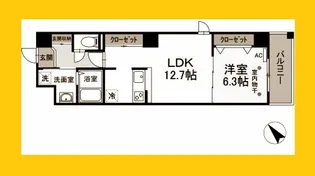 Noble Hills【7階】の間取り