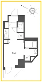 Harmony Residence 新横浜【2階】の間取り