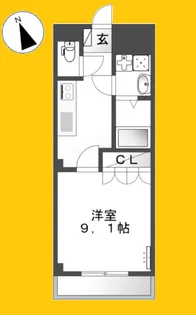 ドリーム菊名【2階】の間取り