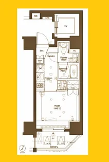 SYFORME YOKOHAMA-ODORIKOEN -シーフォルム横浜大通り公園-【6階】の間取り