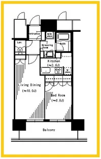 パークシティ武蔵小杉ミッドスカイタワー【43階】の間取り