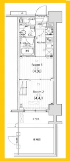 ガーラ・ステーション川崎平間【1階】の間取り