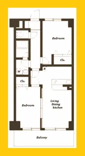 パークビュー仲町台【2階】の間取り