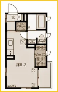 野毛パース【2階】の間取り