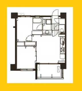 サンウエスト横浜【6階】の間取り