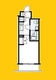SPATIE−ELLE SHINYOKOHAMA【5階】の間取り