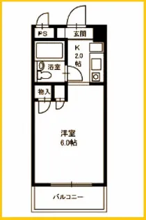 ベルデ中山【3階】の間取り