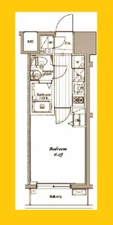 SYNEX YOKOHAMA BANDOBASHI【3階】の間取り