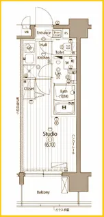 ガーラ・ステーション横濱阪東橋【3階】の間取り