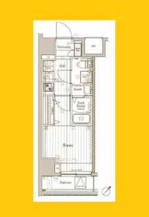 RELIA YOKOHAMA NAMAMUGI【9階】の間取り