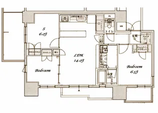 Fairy Garden Yokohama Bandobas【2階】の間取り