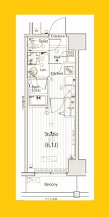 ガーラ新横浜グランドステージ【4階】の間取り