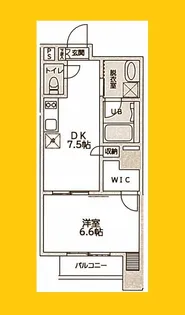 レジデンスセゾン子安【3階】の間取り