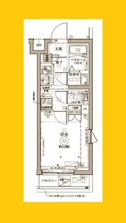 クレヴィスタ横浜大口【4階】の間取り