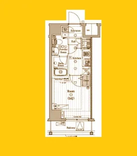 リライア横濱大通り公園【4階】の間取り