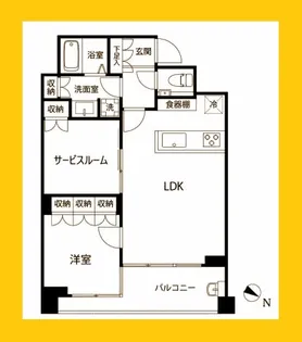 フィールド川和【1階】の間取り
