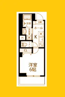 A R横浜【4階】の間取り