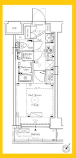 エステムコート新横浜グランデ【2階】の間取り
