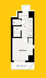 グランヴァン横濱ビアンコーヴォ【5階】の間取り