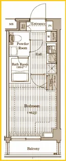 プレール・ドゥーク元住吉【3階】の間取り