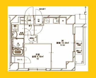 グランリーヴェル横浜ステラパーク【4階】の間取り