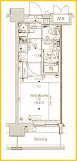 L’AVENIR Station tower【11階】の間取り
