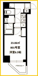 SHOKEN Residence横浜BAY SIDE【8階】の間取り