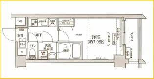 アイルグランデ横浜サウス【1階】の間取り