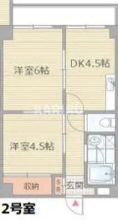 ラパンジール京橋【6階】の間取り